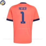 Germany goalkeeper kids shirt 2026-back view-orange-NEUER 1