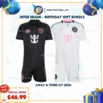 Inter Miami away and third kids kit 26_27