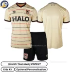 Ipswich Town Away Kids Kit 26_27-over view