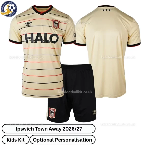 Ipswich Town Away Kids Kit 26_27-over view