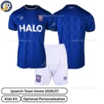Ipswich Town Home Kids Kit 26_27-over view