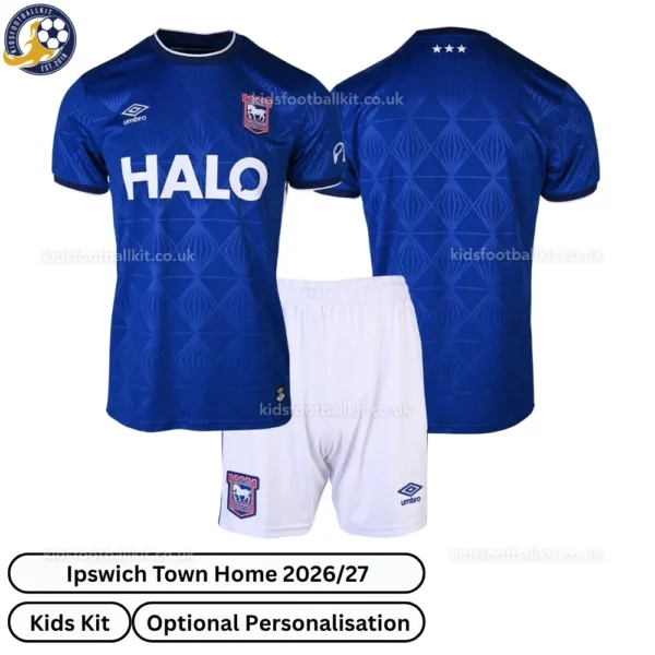 Ipswich Town Home Kids Kit 26_27-over view