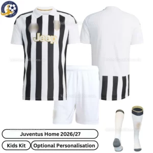 Juventus Home Kids Kit 26_27-over view with socks