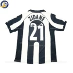 Juventus Home Kids Kit 97_98-back view-ZIDANE 21