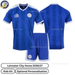 Leicester City Home Kids Kit 26_27-over view