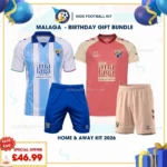 Malaga home and away kids kit 26_27