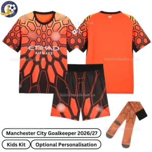 Manchester City Goalkeeper Kids Kit 26_27-over view with socks