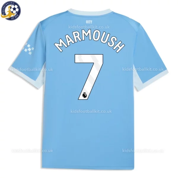 Manchester City Home Kids Kit 26_27-back view-MARMOUSH 7