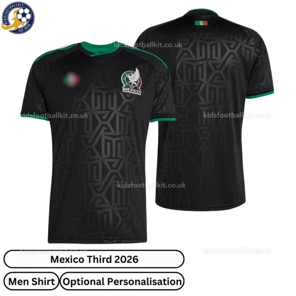 Mexico Third Men Shirt 2026-over view