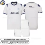 Middlesbrough Away Kids Kit 26_27-over view