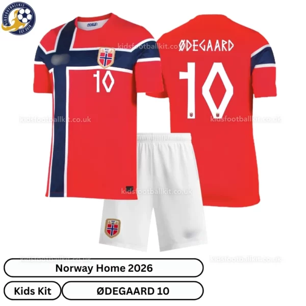 Norway Home Kids Kit 2026-over view-ØDEGAARD 10