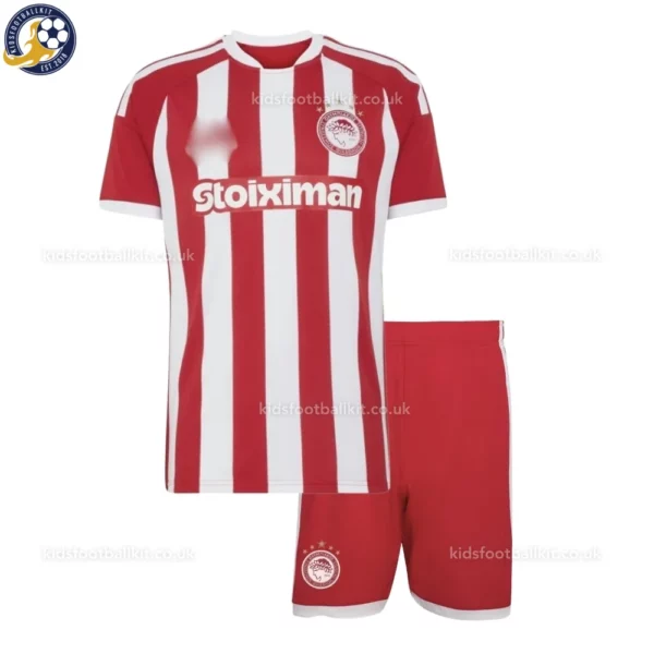 Olympiacos Home Kids Kit 26_27-front view