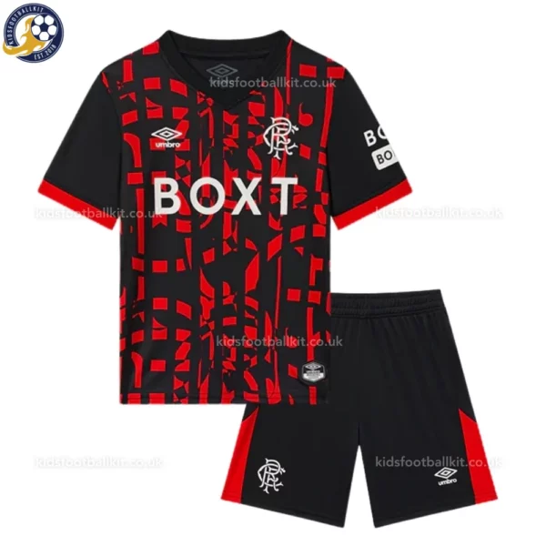 Rangers Third kids kit 26_27-front view