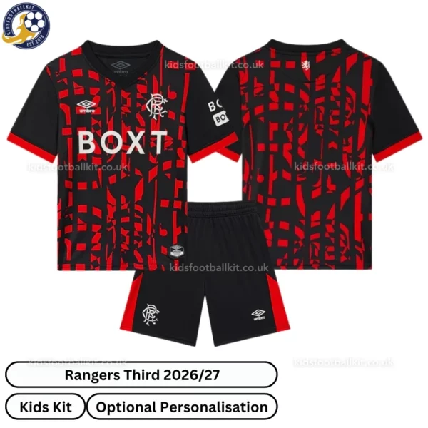 Rangers Third kids kit 26_27-over view