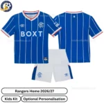 Rangers home kids kit 26_27-over view