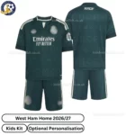 Real Madrid Away Kids Kit 26_27-over view