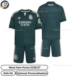 Real Madrid Away Kids Kit 26_27-over view