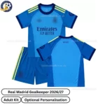Real Madrid Goalkeeper Adult Kit 26_27-over view-blue