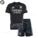 Real Madrid goalkeeper adult kit 26_27-front view-black