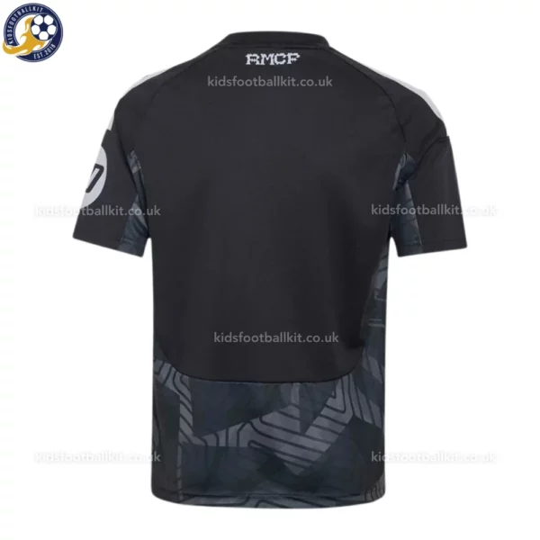 Real Madrid goalkeeper kids shirt 26_27-back view-black