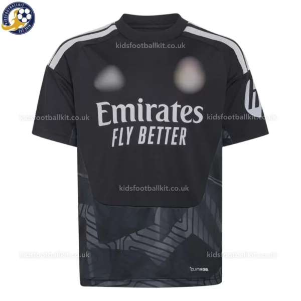 Real Madrid goalkeeper kids shirt 26_27-front view-black