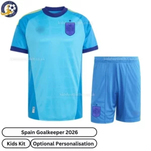 Spain-Goalkeeper-Kids-Kit-2026-front-view-blue