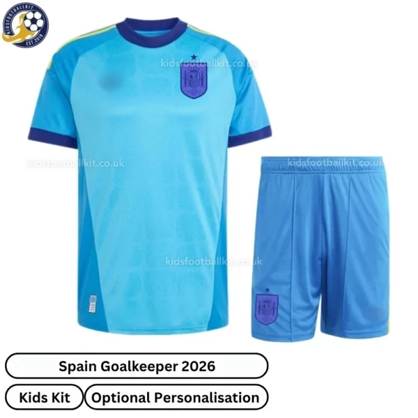 Spain-Goalkeeper-Kids-Kit-2026-front-view-blue