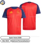 Spain Home Men Shirt 26-over view-2 star