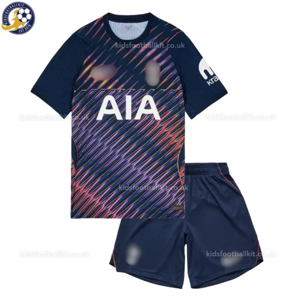 Tottenham Away Kids Kit 26_27-front view