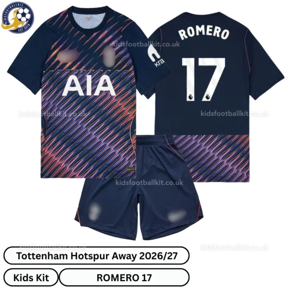 Tottenham Away Kids Kit 26_27-over view-ROMERO 17