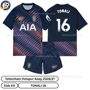 Tottenham Away Kids Kit 26_27-over view-TONALI 16