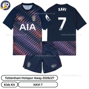 Tottenham Away Kids Kit 26_27-over view-XAVI 7