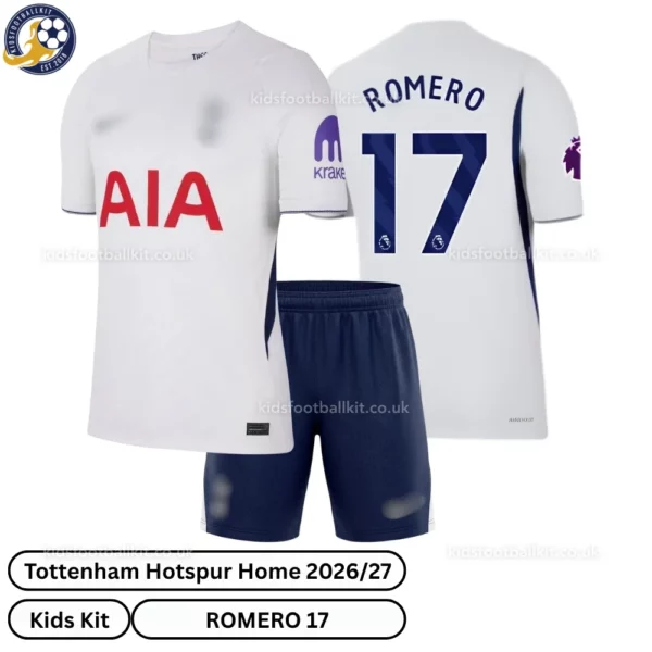 Tottenham Home Kids Kit 26_27-over view-ROMEOR 17