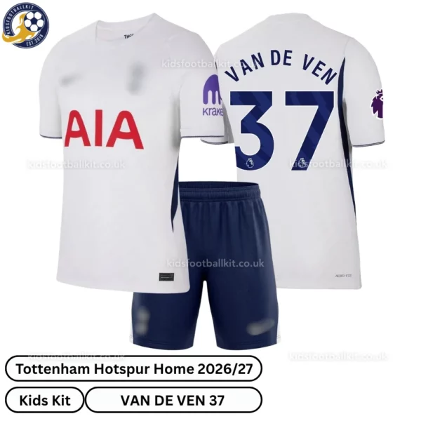 Tottenham Home Kids Kit 26_27-over view-VAN DE VEN 37
