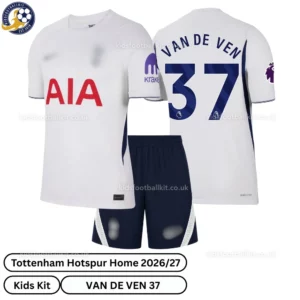 Tottenham Home Kids Kit 26_27-over view-VEN DE VEN 37
