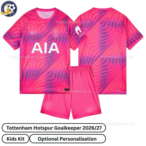 Tottenham Hotspur Goalkeeper Kids Kit 2026_27-over view