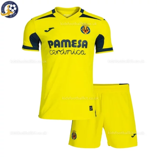 Villarreal home kids kit 26_27-front view