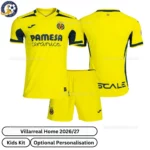Villarreal home kids kit 26_27-over view