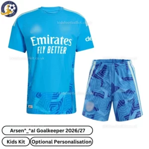 ar-snl goalkeeper kids kit 26_27-front view-blue