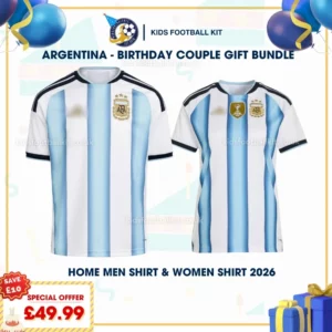 argentina home men shirt and women shirt 2026