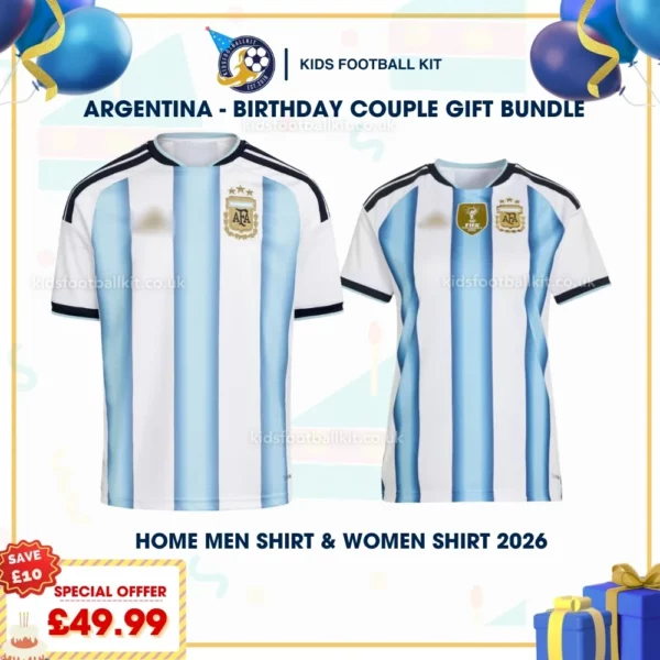 argentina home men shirt and women shirt 2026