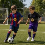barcelona home and away kids kit 26_27-image