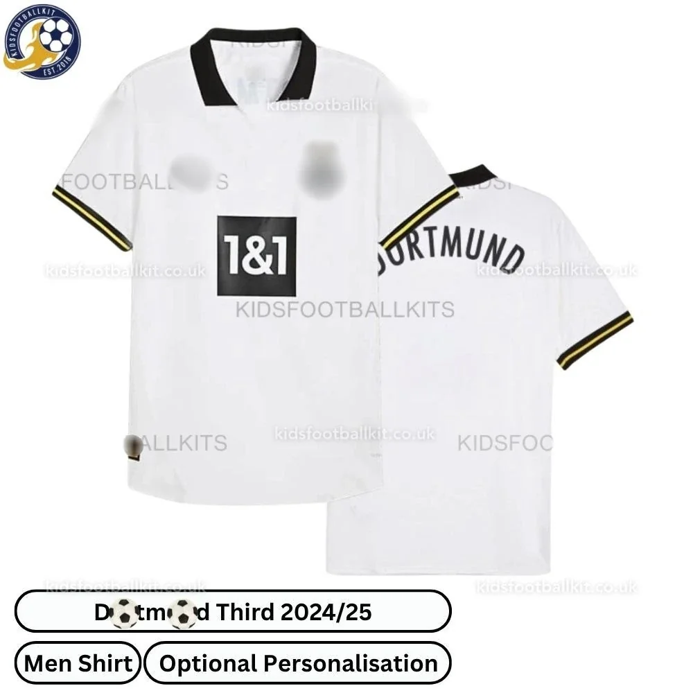 D0rt^_^mund Third Men Football Shirt 2024/25
