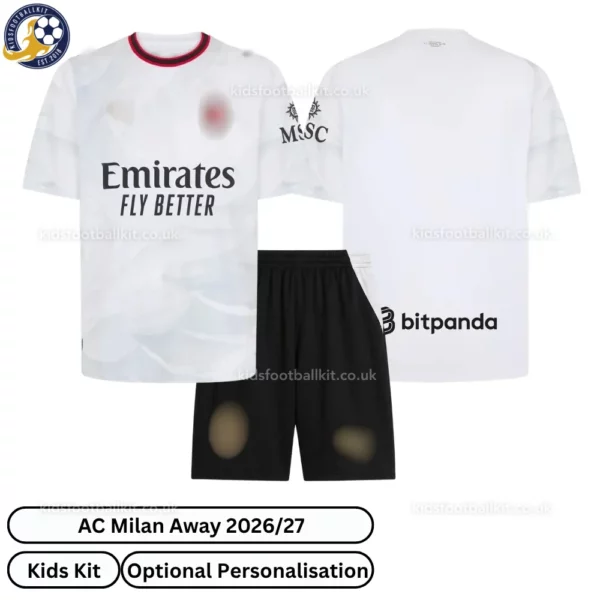 AC Milan Away Kids Kit 26_27-over view 2