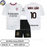 AC Milan Away Kids Kit 26_27-over view 2-RAFA LEÃO 10