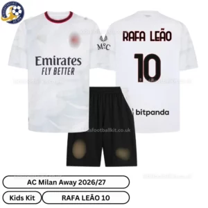 AC Milan Away Kids Kit 26_27-over view 2-RAFA LEÃO 10