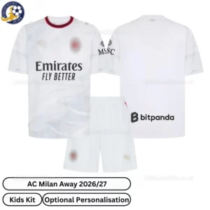 AC Milan Away Kids Kit 26_27-over view