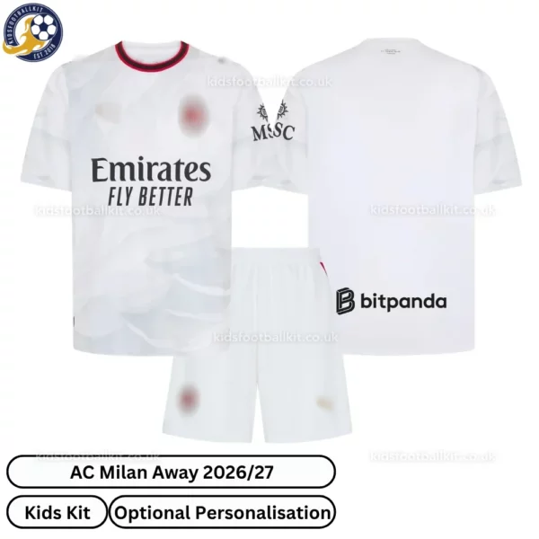 AC Milan Away Kids Kit 26_27-over view