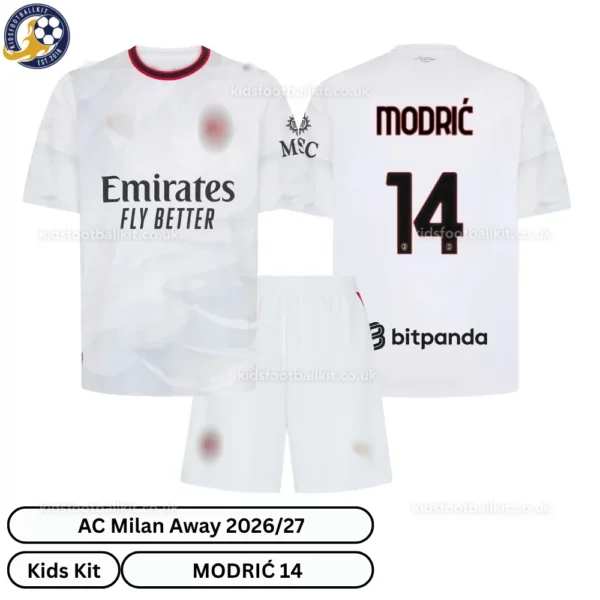 AC Milan Away Kids Kit 26_27-over view-MODRIĆ 14