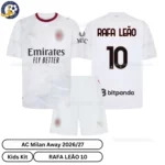 AC Milan Away Kids Kit 26_27-over view-RAFA LEÃO 10
